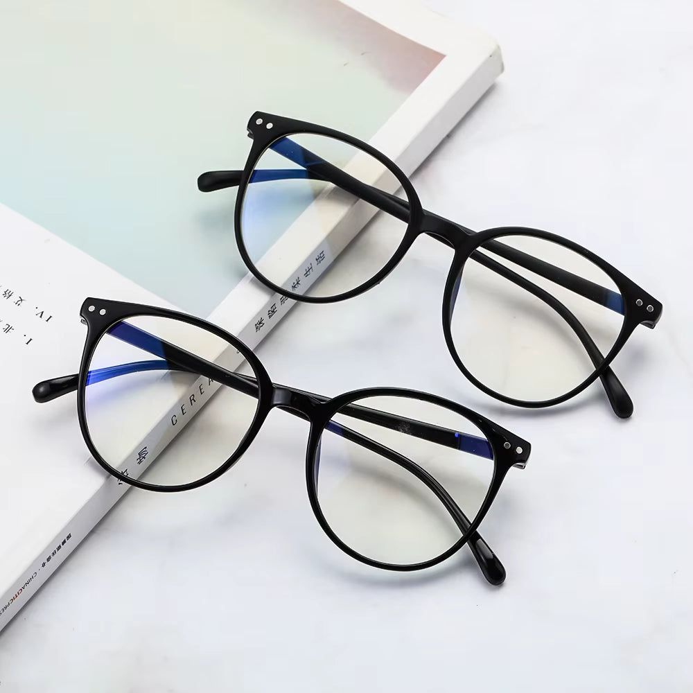 Blue Light Glasses PC Frame Resin Lens anti Blue Light Blocking Radiation Sunglasses Unisex Trend Clear Lenses Computer Glasses